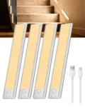 4-Pack SZOKLED 9.84″ Motion Sensor Rechargeable Dimmable Lights for $17