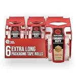 6-Pack Tape Logic Heavy Duty Packing Tape with Dispenser for $7.73