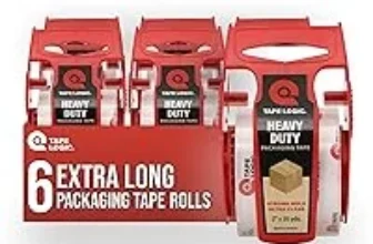 6-Pack Tape Logic Heavy Duty Packing Tape with Dispenser for $7.73