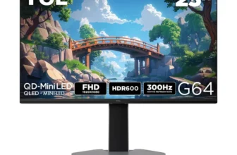 TCL 25″ G64 Series FHD Gaming Monitor with 300 Hz Refresh Rate for $148.00