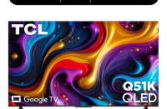 TCL Q Series 55″ 4K HDR QLED Smart Google TV (65Q51K) for $248