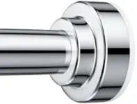 TEECK 32″-80″ Adjustable Spring Tension Shower Curtain Rod for $7.99