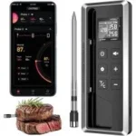 Temmio 800ft Bluetooth Wireless Meat Thermometer with Smart Timer & App Control for $19.99