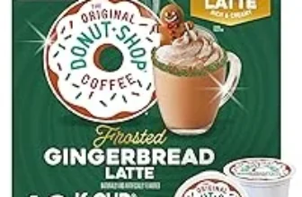 60-Count The Original Donut Shop Frosted Gingerbread Latte K-Cup Pods for $25.12