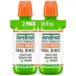 2-Pack TheraBreath Gluten-Free Oral Rinse for $11