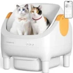 Thereye 10L Open-Top Automatic Self-Cleaning Cat Litter Box with Smart App for $159.98