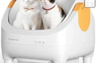 Thereye 10L Open-Top Automatic Self-Cleaning Cat Litter Box with Smart App for $159.98