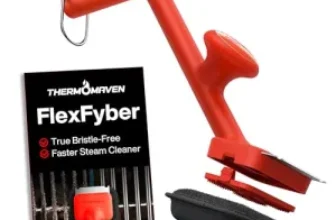 ThermoMaven BBQ Bristle-Free Steam Grill Brush with Scraper for $9.99