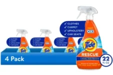 4-Pack Tide Ultra Oxi All-Fabric Laundry Stain Remover Spray for $13