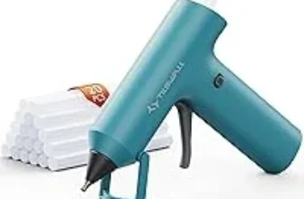 Tilswall Cordless Hot Glue Gun with 20 Premium Glue Sticks for $9.99
