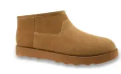 Time and Tru Women’s Micro Genuine Suede Boots in Cognac for $6.74