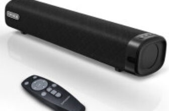 Topvision 50W Bluetooth 5.0 Wireless Sound Bar for $32.99