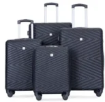 4-Piece Travelhouse Hardshell Luggage Set with TSA Lock for $90