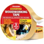 3-Pack Trazon 1″ x 120′ Double Sided Woodworking Tape for $8.79