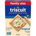 Triscuit Original Whole Grain Wheat Crackers Family Size 12.5 oz for $2.35