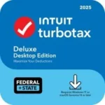 TurboTax 2025 Deluxe Federal & State Software for $56 – 30% Off