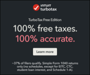 TurboTax Online 2025 Free Edition Available for Simple Form 1040 Returns – Up to 37% Off Select Federal Filing $0.00