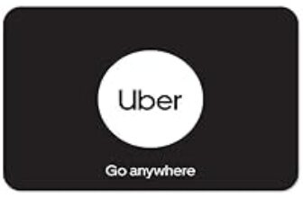 Uber Gift Card for Rides – $85 Email Delivery $100
