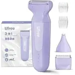 Ufree 3-in-1 Women’s Electric Razor with Ceramic Blades for $9.99