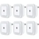 Uigos 0.5W Smart Sensor Dusk to Dawn LED Night Light 6-Pack for $5.99