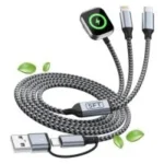 Mpatiby 5ft USB A/USB C Multi Charging Cable for $5.99