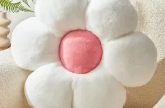 Vdoioe 15.7″ Daisy Shaped Throw Pillow for $7.49