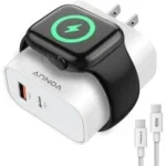 Vonuv 3-in-1 Dual USB Wall Adapter & Apple Watch Charger for $8.98