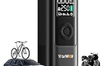 Warwolf 160PSI Portable Tire Inflator Air Compressor for $29.99