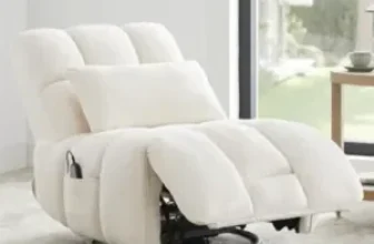 Watson & Whitely Oversized Power Recliner Chair with Lumbar Support for $190