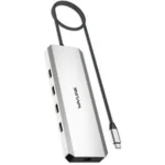 Dual 4K 10-in-1 USB-C Docking Station with 100W Power Delivery for $49.99