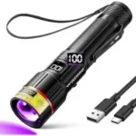 WdtPro 395nm UV USB-Rechargeable Zoomable Flashlight for $9.89