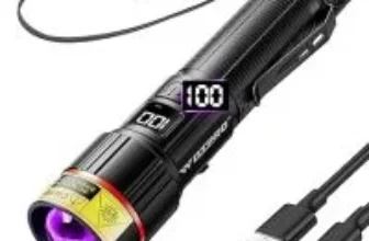 WdtPro 395nm UV USB-Rechargeable Zoomable Flashlight for $9.89