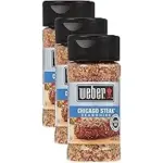 3-Pack Weber Chicago Steak Seasoning 2.5oz Shaker for $5.14