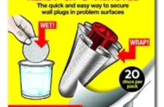 20-Pack WETNFIX Wall Plug Discs for $7.95