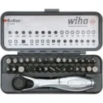 Wiha 74984 32-Piece GoBox Bit Set with Mini Ratchet for $22.98