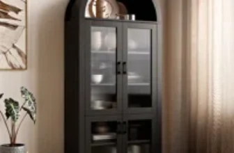 Winston Porter Arched Display Cabinet for $175.99