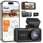 WOLFBOX X3 PRO 1440P Front & Rear STARVIS 2 Dash Cam Now $120