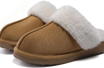 Women’s Fuzzy Memory Foam Slippers Now $11.99 – 69% Off