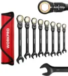 8-Piece WORKPRO Ratcheting Combination Wrench Set for $34