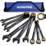 9-Piece Workpro Metric Anti-Slip Ratcheting Wrench Set for $27
