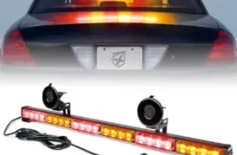 Xprite 27″ Emergency Traffic Advisor Strobe Light Bar for $23