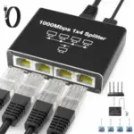 YOFEEPOP 1 in 4 Out Gigabit Ethernet Splitter Now $11