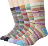 YSense Men’s Wool Socks – 5 Pairs for $6.99