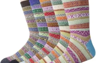 YSense Men’s Wool Socks – 5 Pairs for $6.99