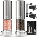 Yumcian USB-Rechargeable Electric Salt & Pepper Grinder Set with LED Light for $18.99