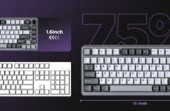 YUNZII B75 Mechanical Keyboard with RGB Lighting – Now $33