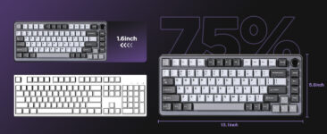 YUNZII B75 Mechanical Keyboard with RGB Lighting – Now $33