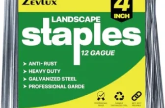 50-Pack Zevlux 4″ Heavy Duty Landscape Staples for $6.99