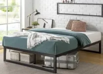 ZINUS Abel Metal Platform Bed Frame (King) for $40 – 73% Off