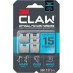 3M Claw Drywall Picture Hanger (15lb Capacity, 5-Pack) – $5.29 at Amazon